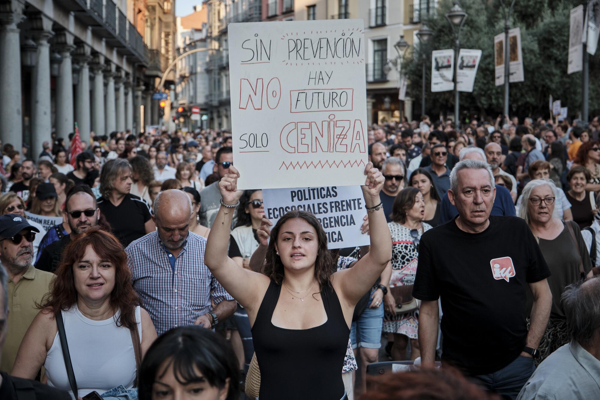 Manifestación Valladolid 20 de agosto Incendios Galeria - 7